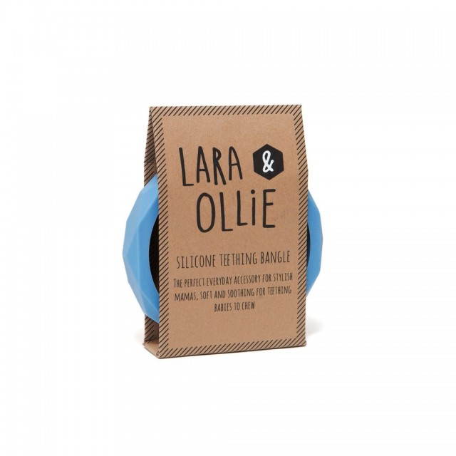 Lara & Ollie - Teething Bangle CORNFLOWER
